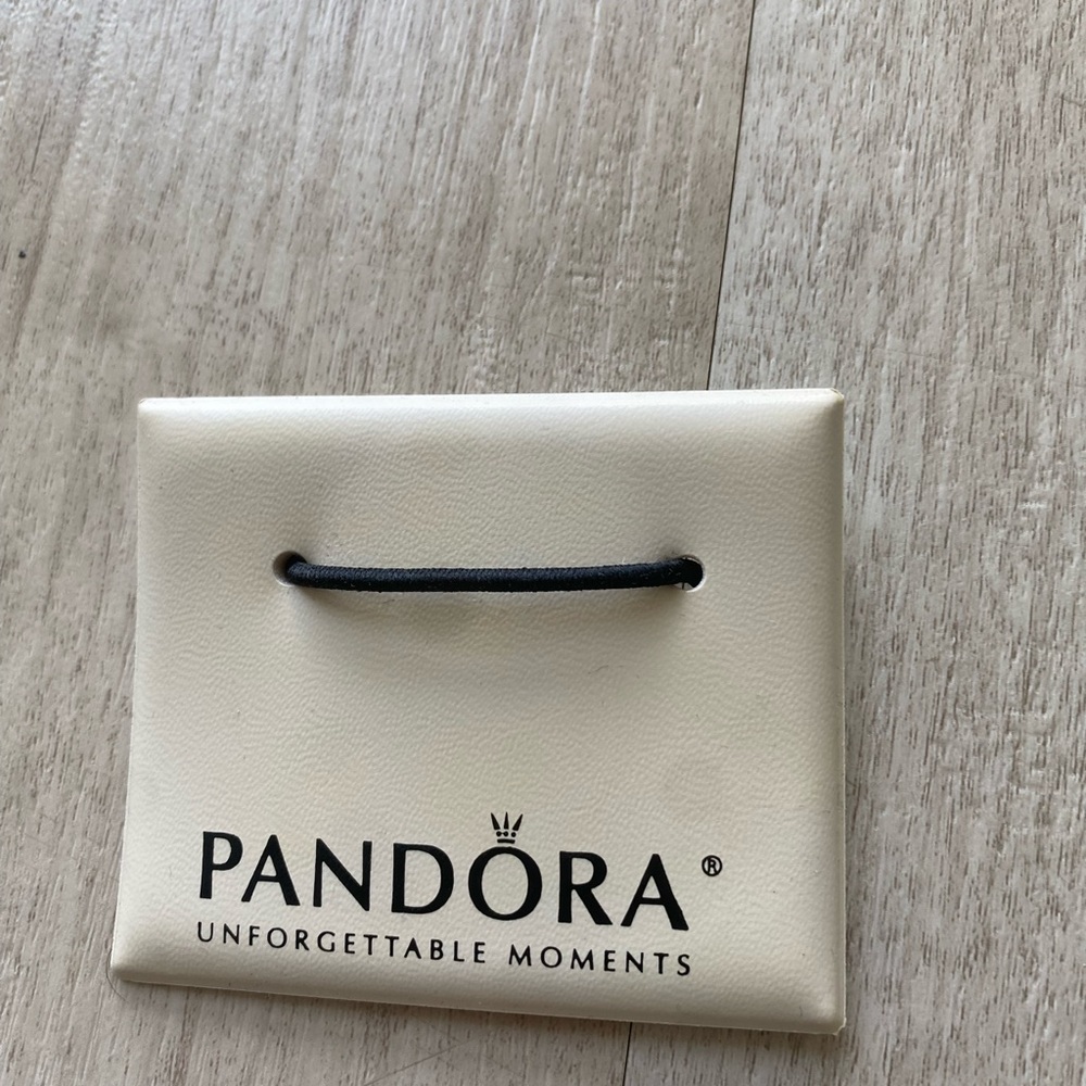 Authentic Pandora Small Gift Bag w/ Rope Handles 3” x 3” Jewelry Packaging Cream